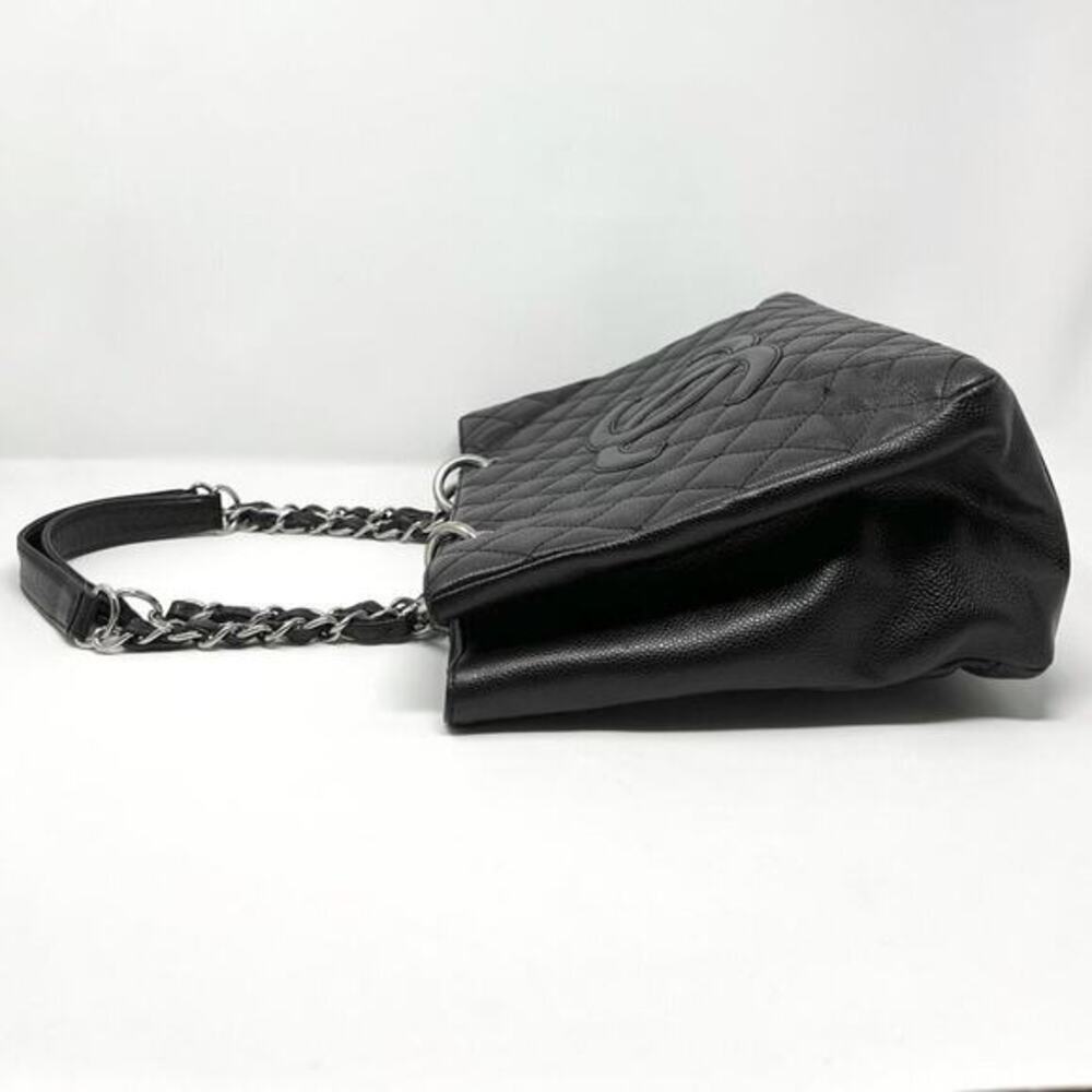 Chanel GST Grand Shopper Tote Black‎ Caviar Leather CC Bag - Picture 10 of 16